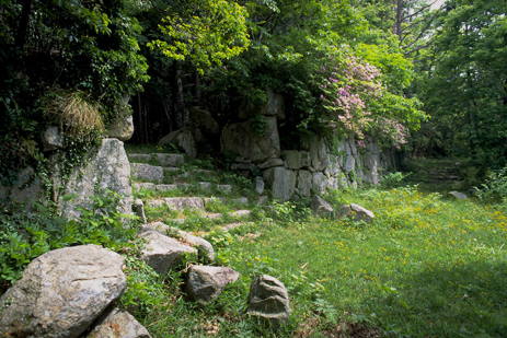 観音寺城写真