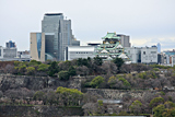 ホテルニューオータニから望む大阪城