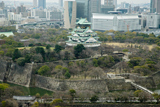 松下IMPビルから望む大阪城