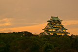 玉造口から望む大阪城