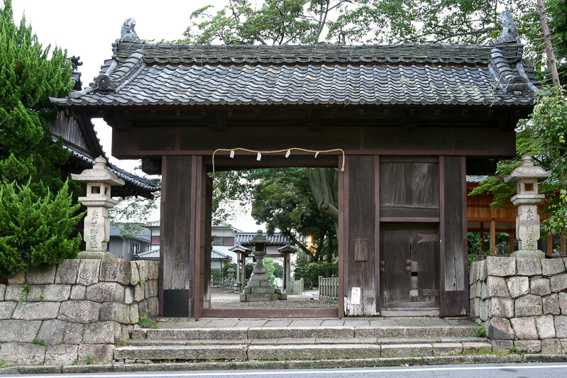 膳所城の移築城門・膳所神社