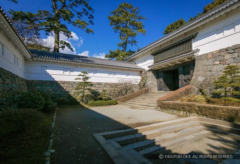 小田原城の常盤木門虎口