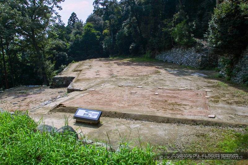 安土城の伝羽柴秀吉邸跡