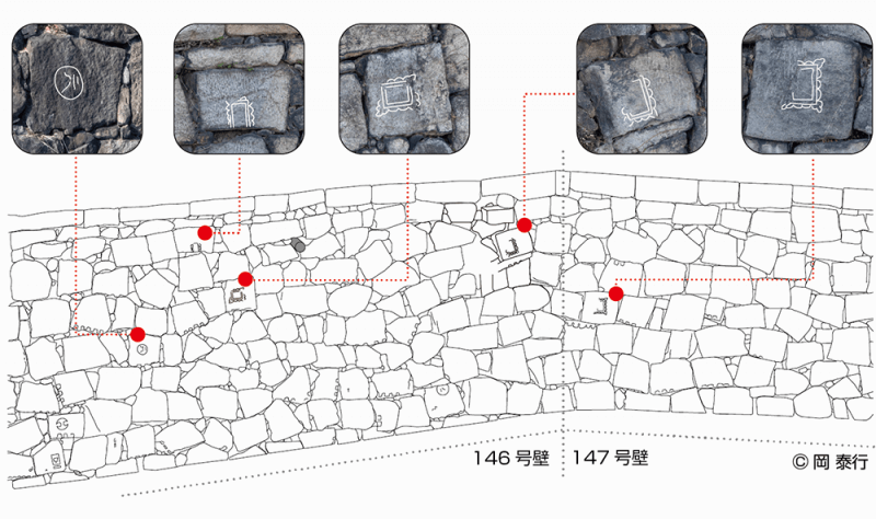 大阪城の石垣刻印 ─ 壁面番号で読み解く刻印の現在地 ─