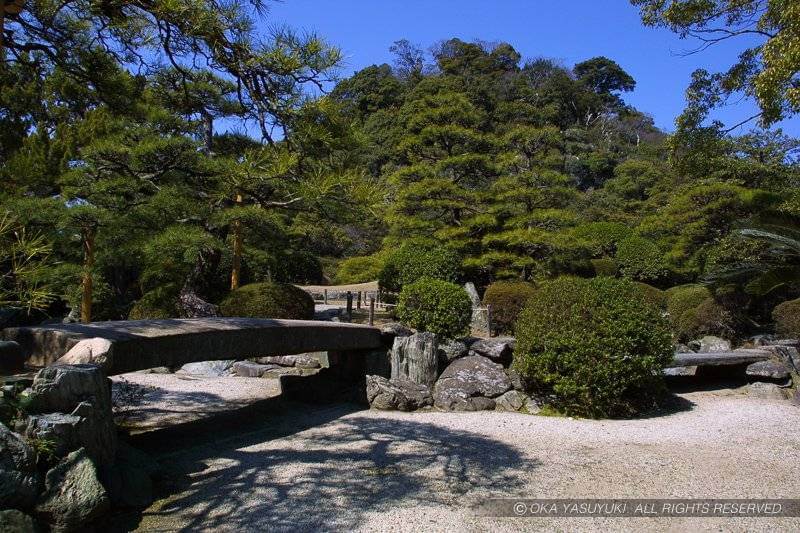 旧徳島城表御殿庭園の景観