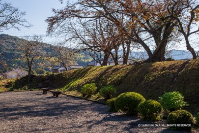 安芸城 居館の土塁