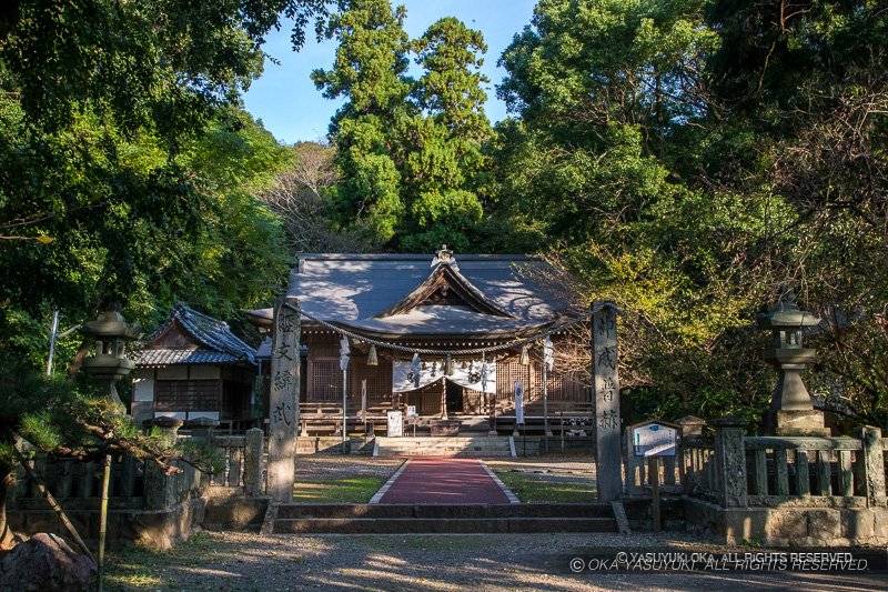 長浜城と秦神社