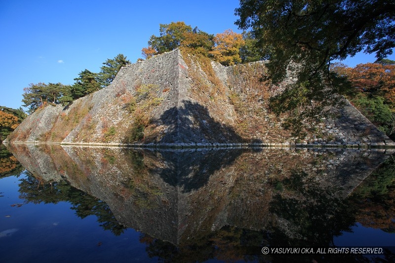 日本2位の高さを誇る伊賀上野城本丸石垣