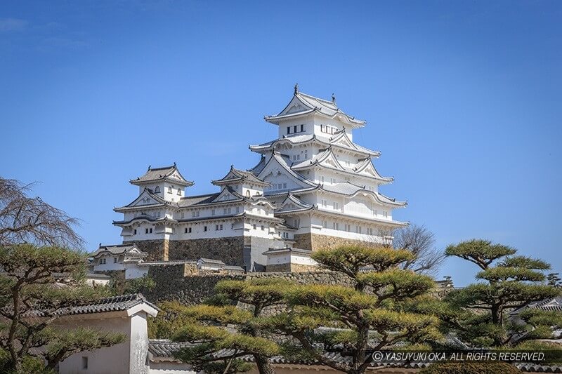 平成の修理を終えた姫路城