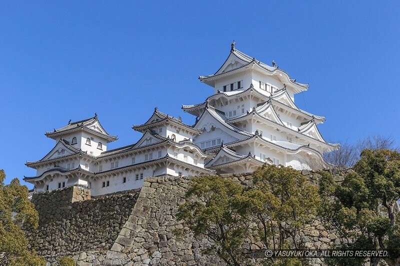 平成の修理を終えた姫路城