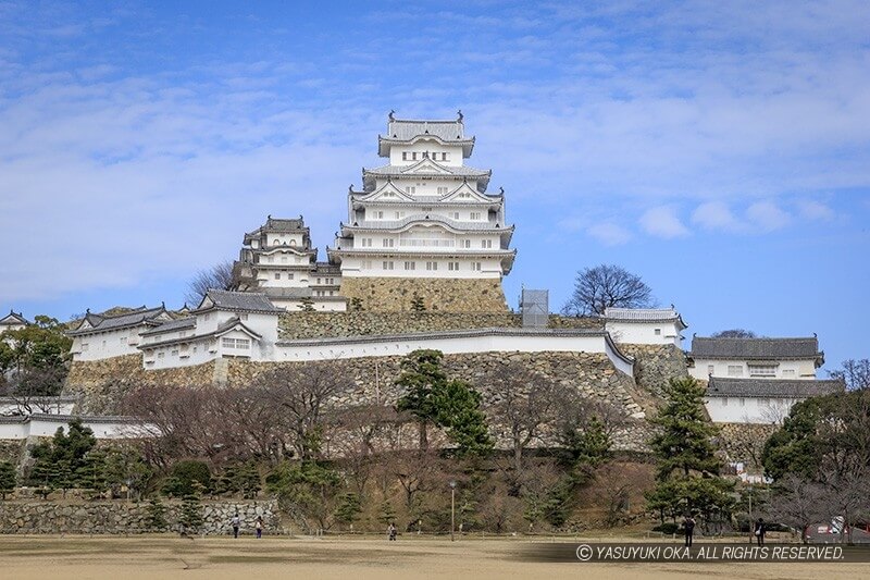 平成の修理を終えた姫路城