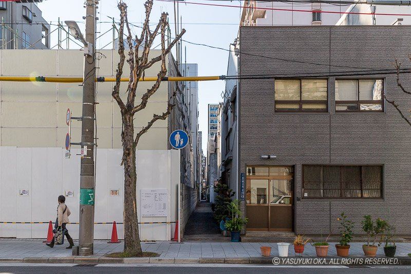 太閤下水（背割下水）の路地