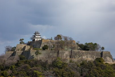 丸亀城の高石垣