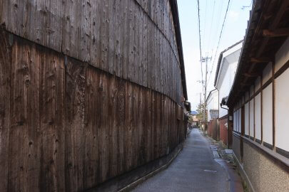 河原町の町並み・彦根城下町