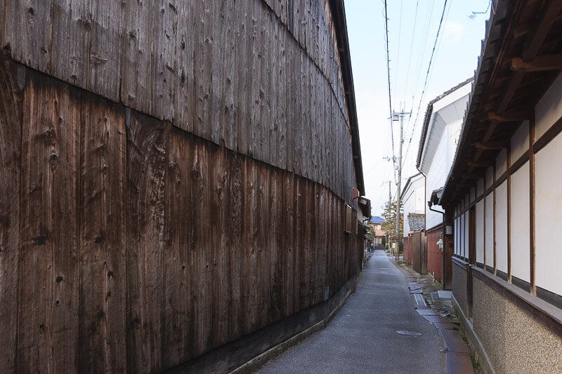 河原町の町並み・彦根城下町