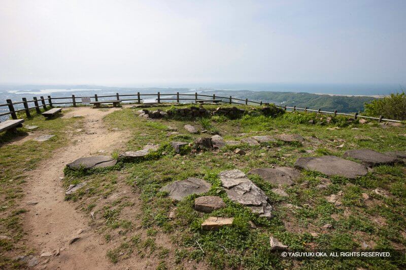 鳥取城山上ノ丸