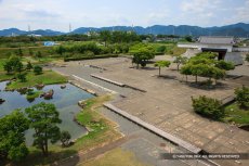 赤穂城本丸跡・御殿跡と大池泉跡
