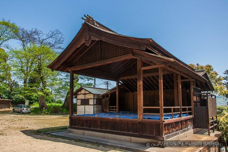 伏見城遺構・沼名前神社能舞台