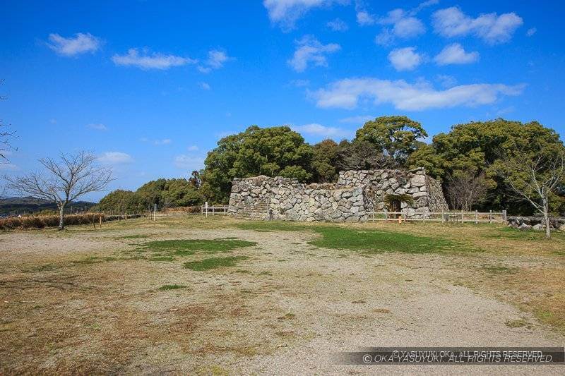 田丸城天守台と本丸跡