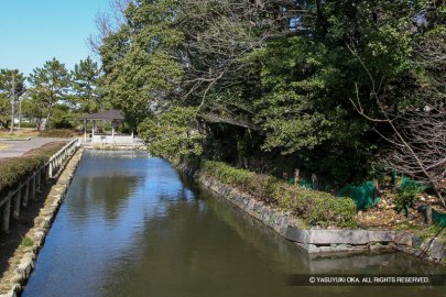 神戸城本丸水堀