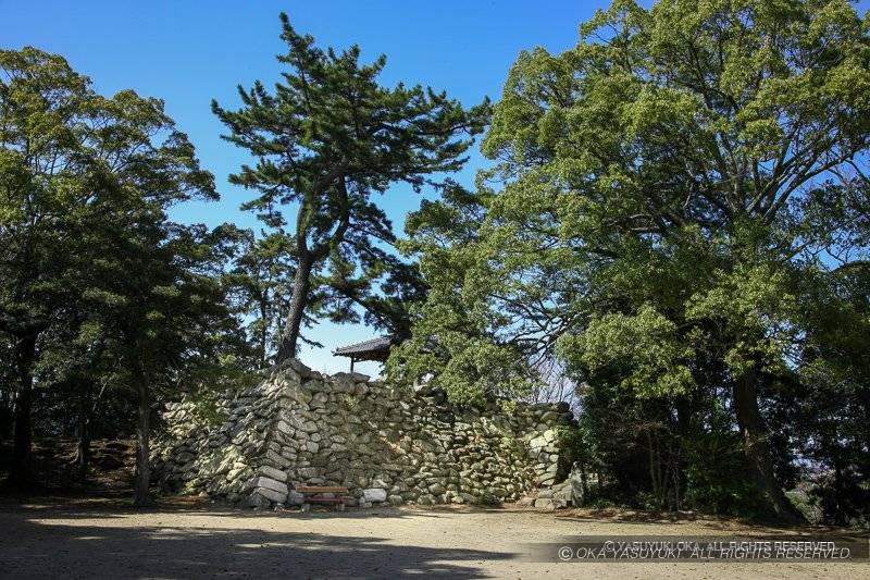 神戸城本丸と天守台