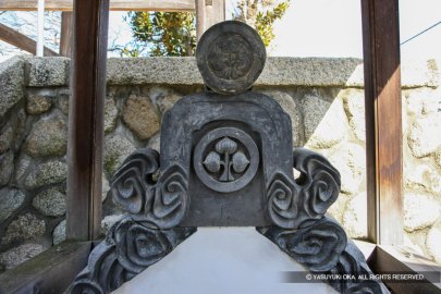 神戸城大手門の鬼瓦