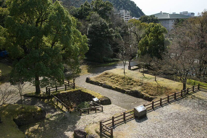 岐阜城山麓の織田信長居館跡