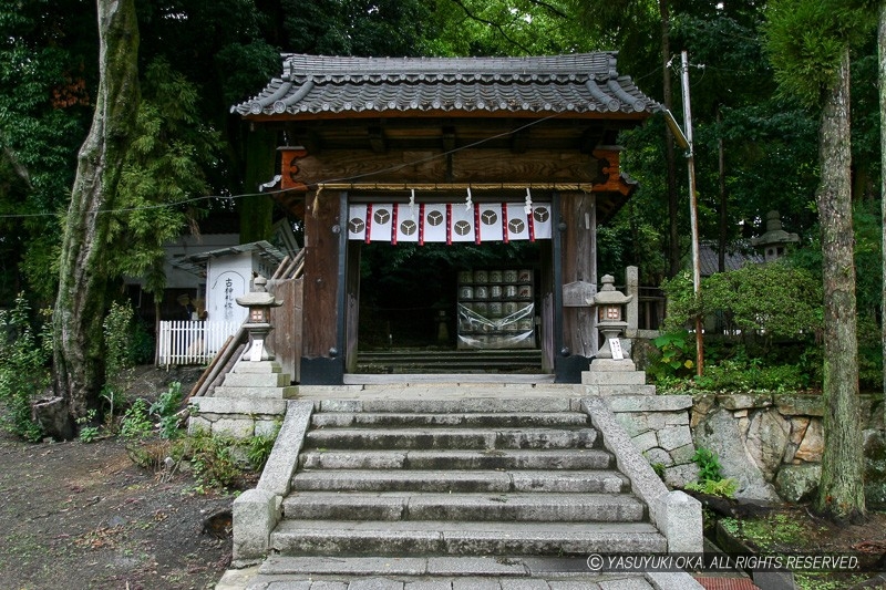 膳所城お倉門・御霊神社