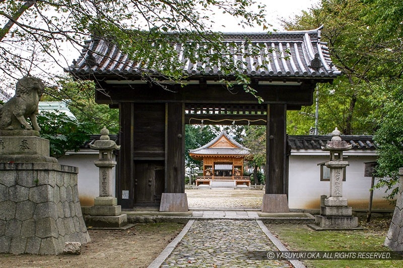 膳所城本丸大手門・膳所神社