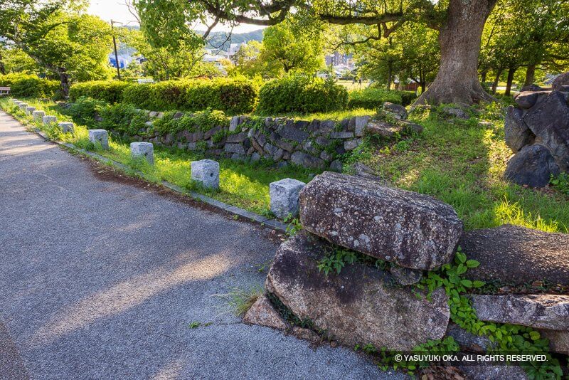 田辺城二の丸石垣
