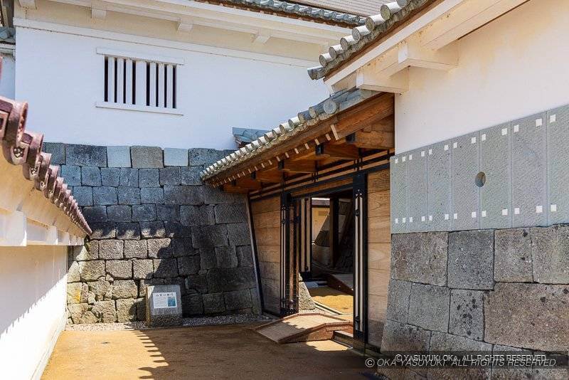 福井城の山里口御門・棟門