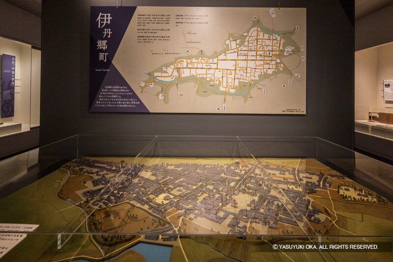伊丹郷町の復元模型