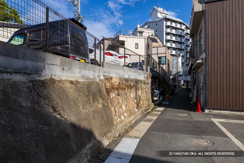 昆陽口惣構址付近（有岡城惣構え）