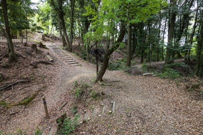 烏帽子形城登城路