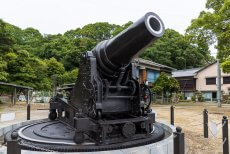 小島芸予要塞の28cm榴弾砲