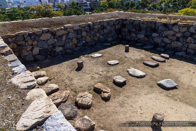 高松城 天守地階