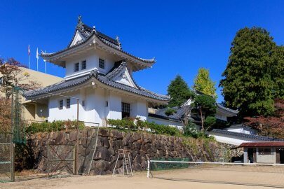 園部城巽櫓と城門