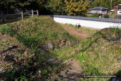 亀山城二之丸帯曲輪の埋門跡