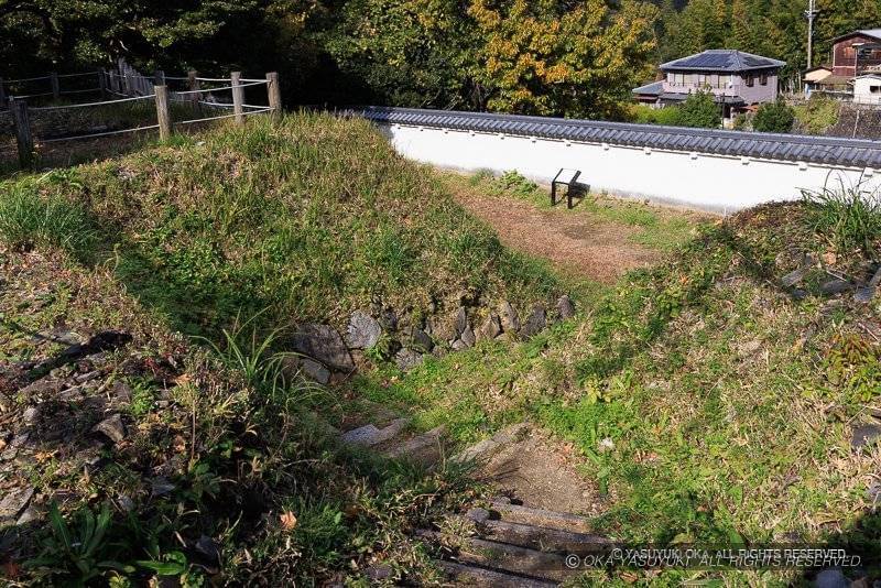 亀山城二之丸帯曲輪の埋門跡