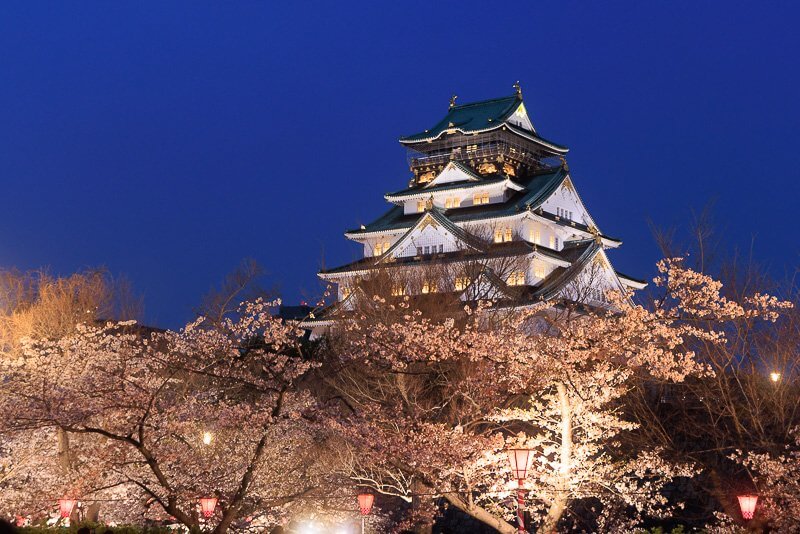 大阪城観桜ナイター