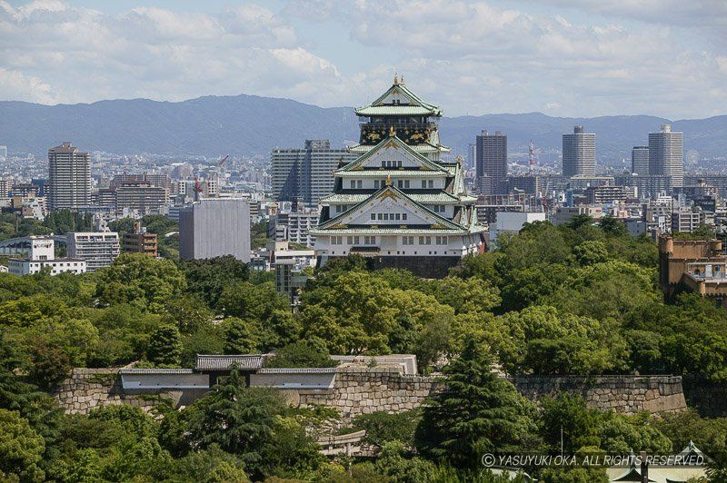 KKRホテル大阪から望む大阪城