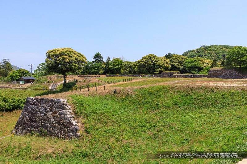 月山富田城大手門跡・山中御殿平