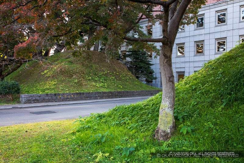 前橋城高浜門跡と土塁