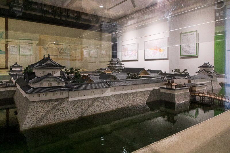 尼崎城の本丸模型（尼崎市立歴史博物館）
