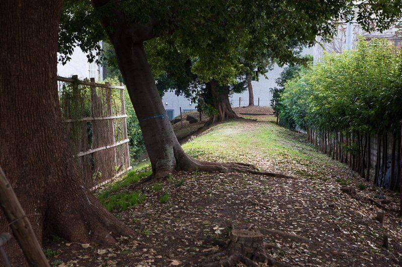 小田原城三の丸幸田口門跡