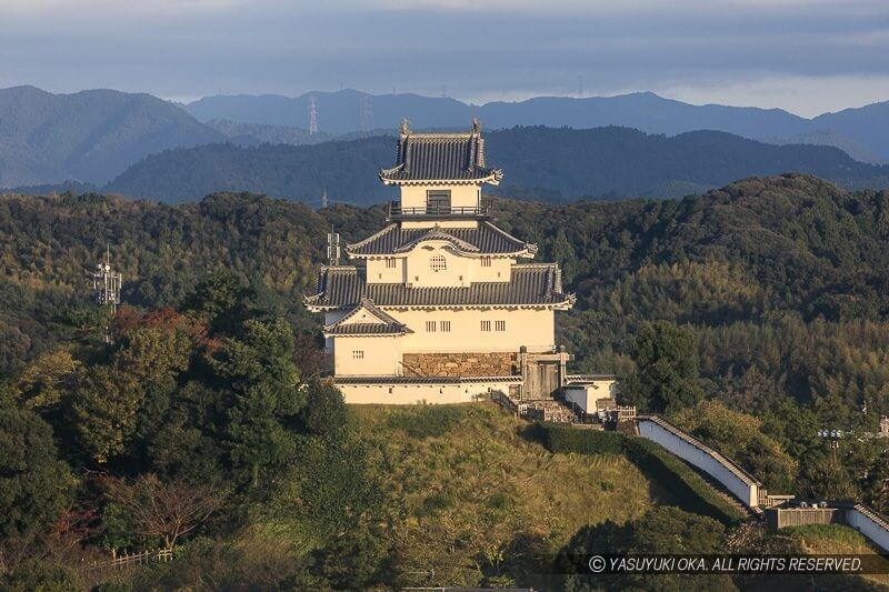 「くれたけイン・掛川」から掛川城を望む