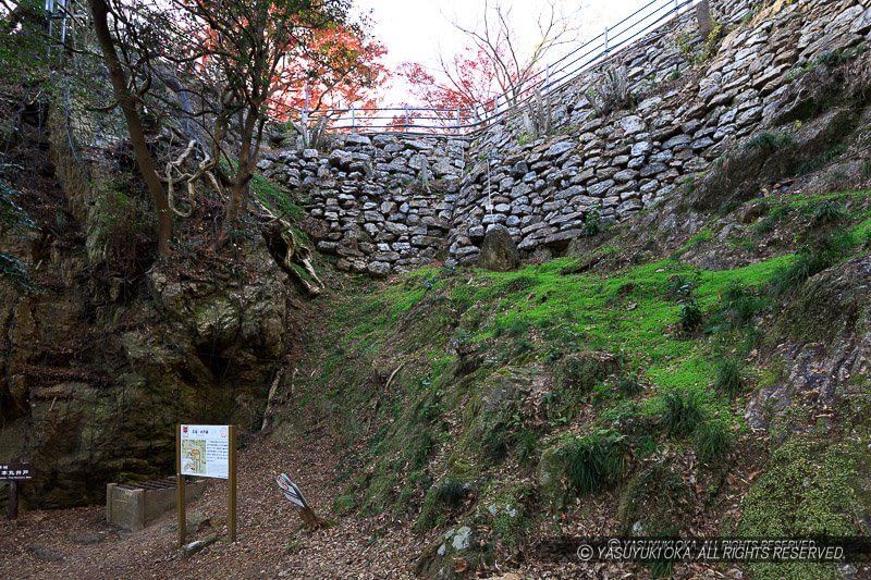 岐阜城石垣