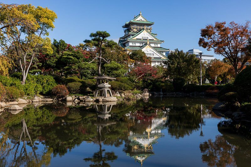 大阪城紀州御殿の庭園