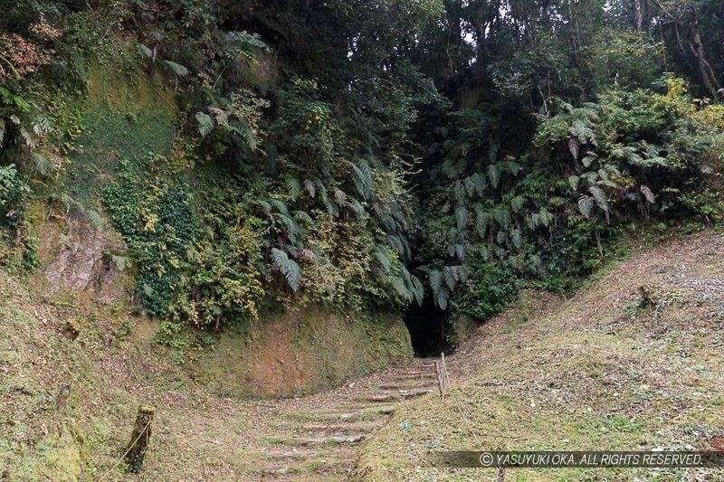 清色城・登城口