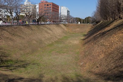 水戸城三の丸空堀